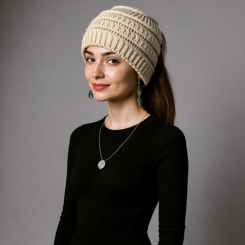 Fleece Ear Warmer Band - Bandeau tricoté pour femme, idéal pour