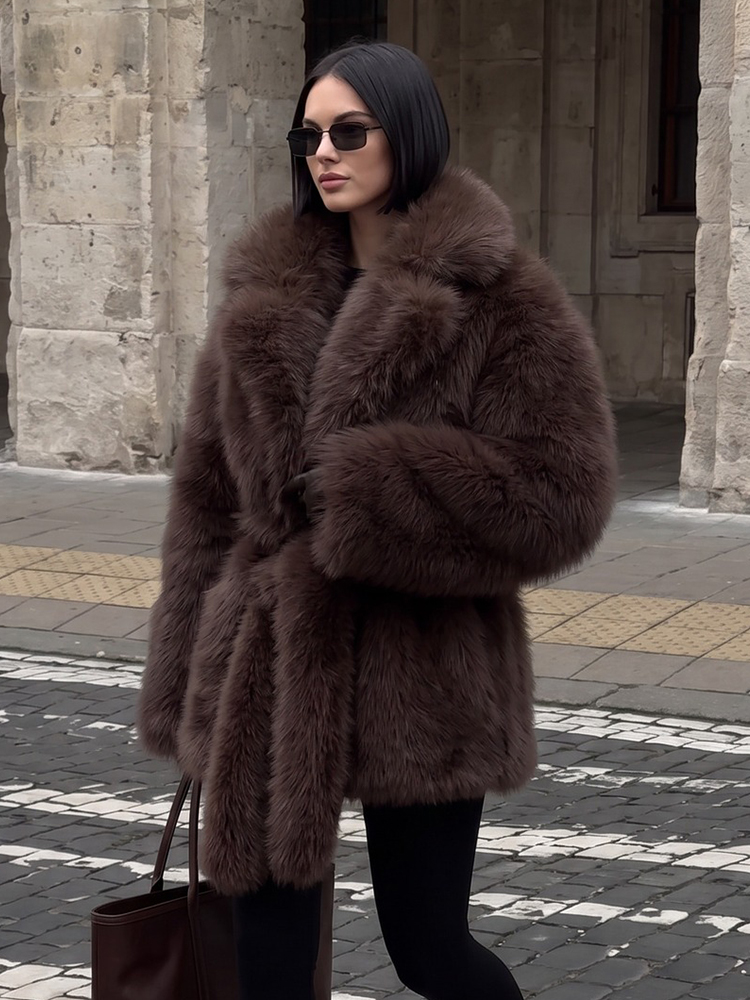 Wool Coat Peacoat - Mueyaruho 2026 Veste d'hiver pour femmes