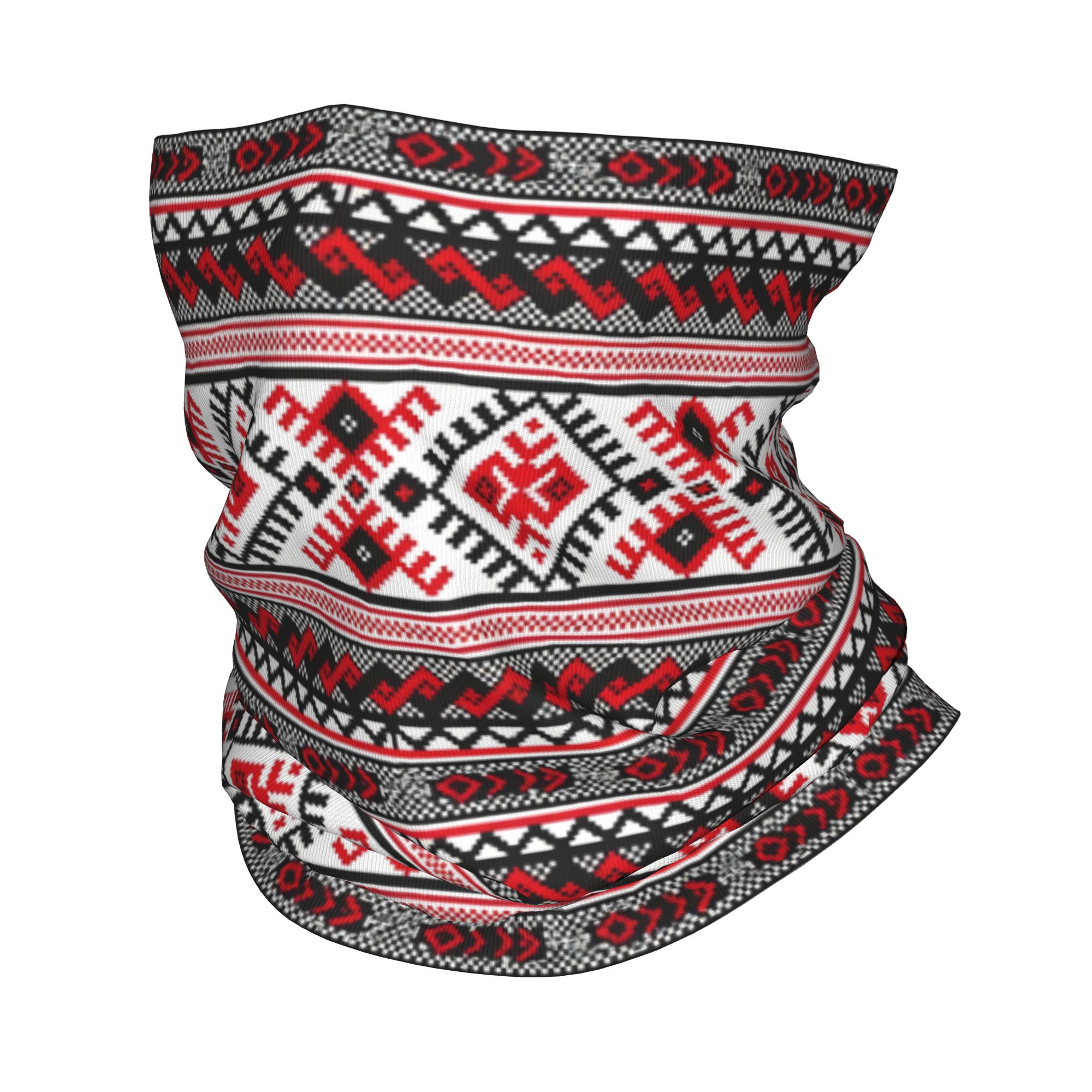 Neck Gaiter Fleece - Guêtre de cou brodée Vyshyvanka ukrainienne
