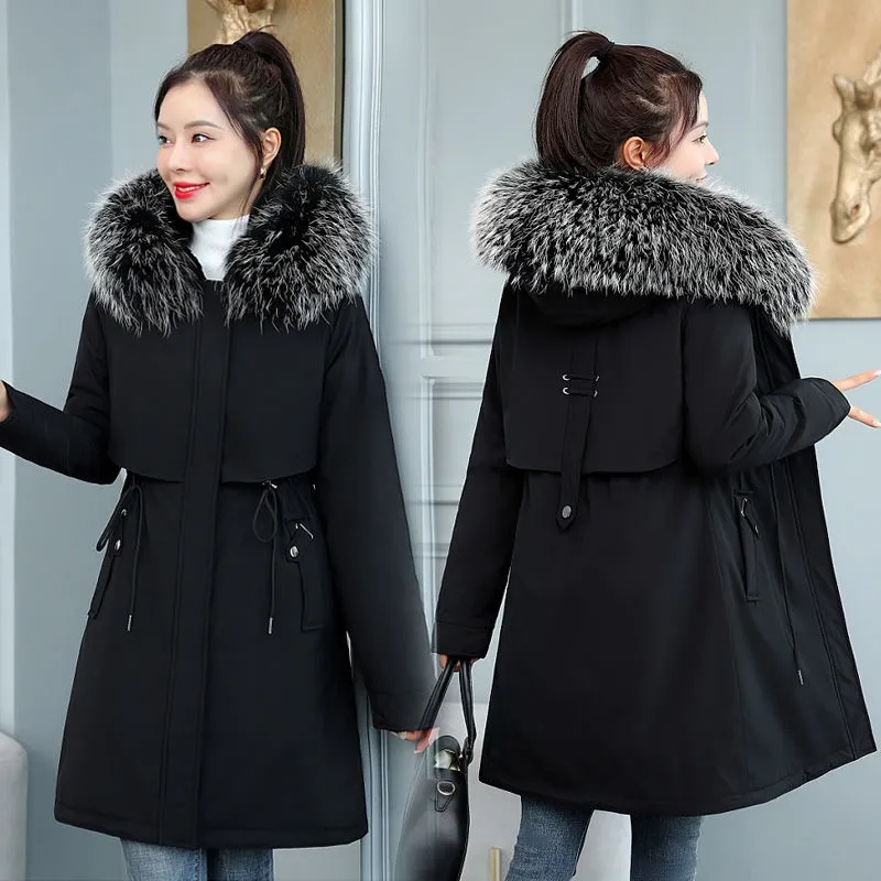 Wool Coat Peacoat - Nouvelle Veste d'Hiver Femme 2026 8XL