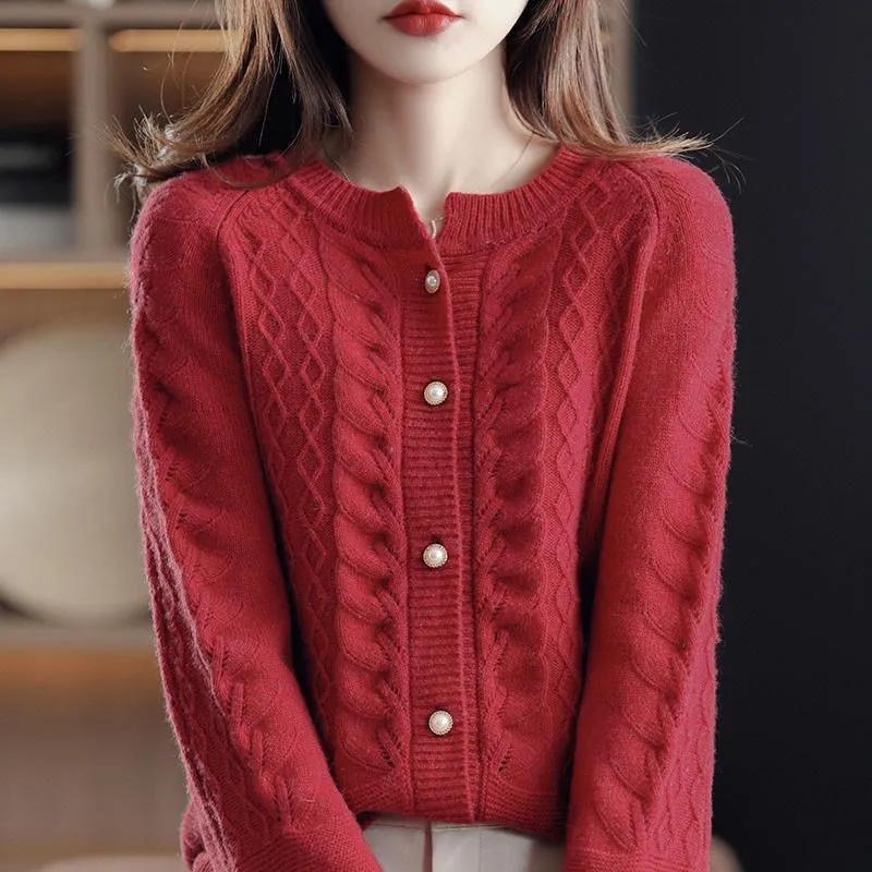 Cardigan en tricot vintage pou - Wool Coat Peacoat avis et prix