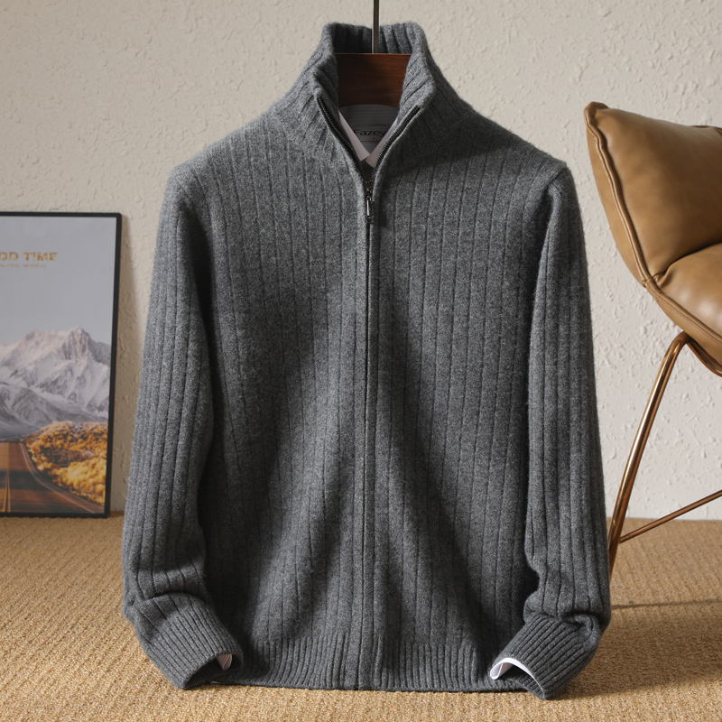 Cardigan à col montant pour ho - Wool Coat Peacoat avis et prix