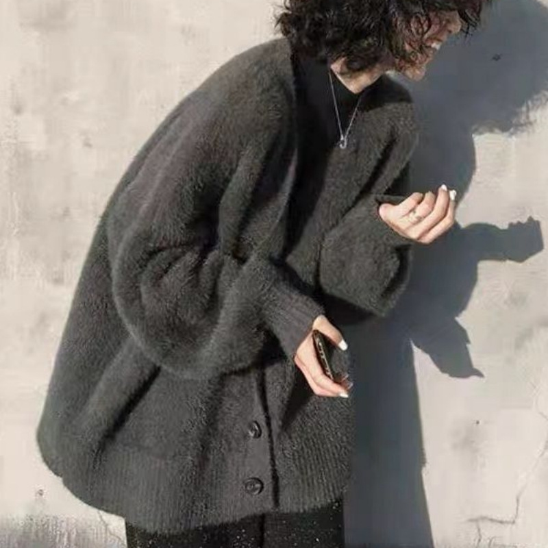 Pull en fausse fourrure de vis - Wool Coat Peacoat avis et prix
