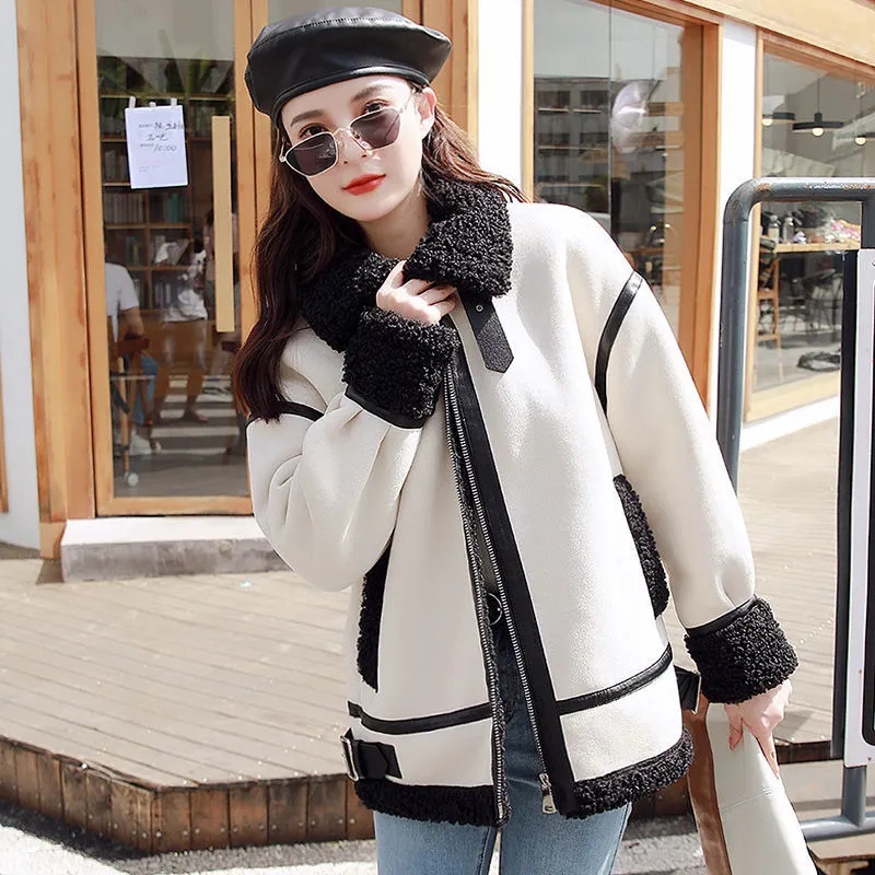 Manteau en fourrure d'agneau p - Wool Coat Peacoat avis et prix
