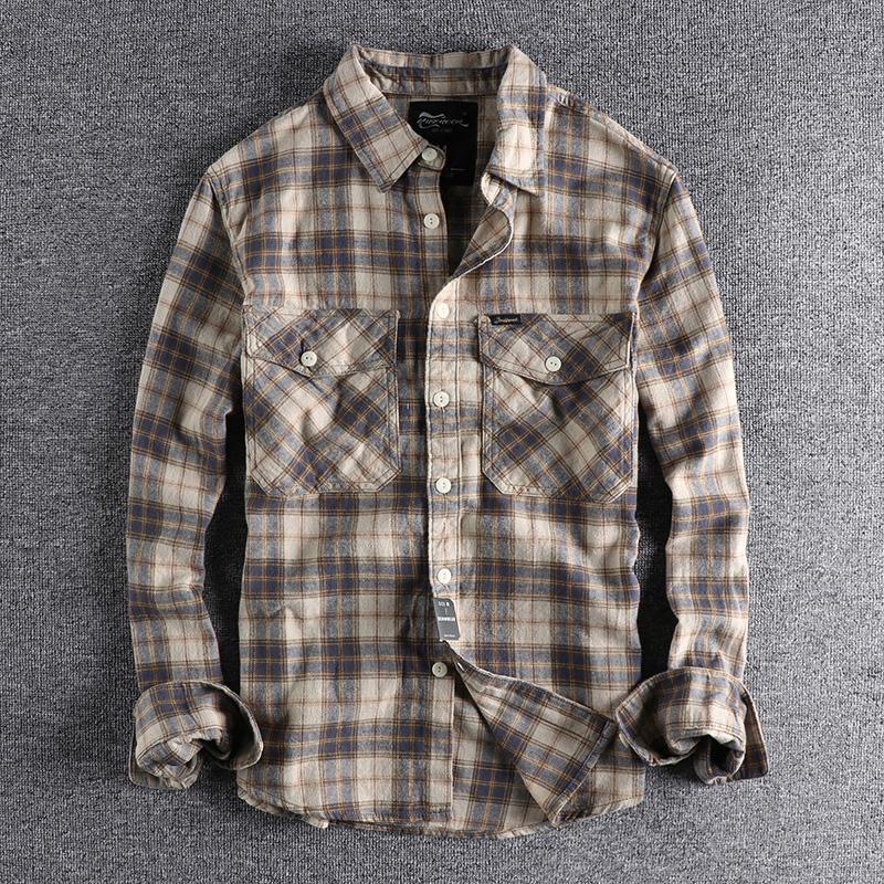 Chemise à carreaux rétro pour  - Flannel Shirt Lined avis et prix